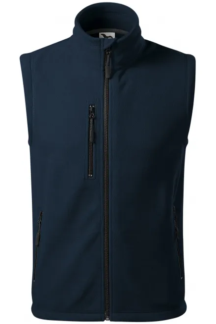 Fleece-kontrastiliivi - tummansininen, XL