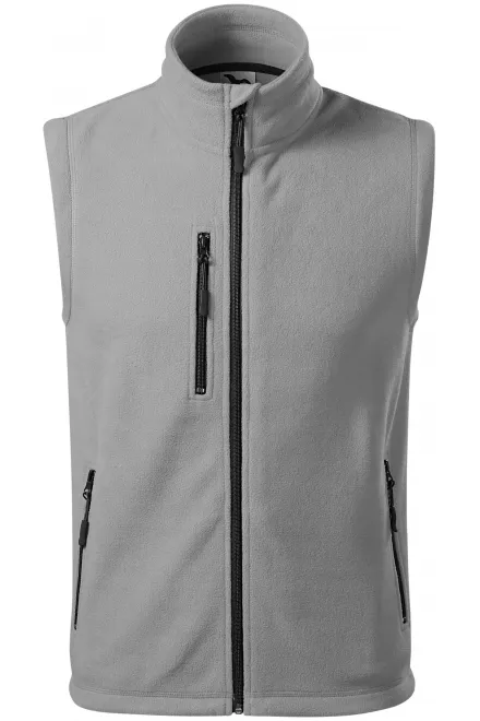 Fleece-kontrastiliivi - vaaleanharmaa, XL