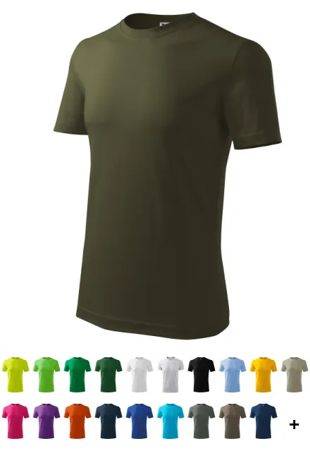 Miesten klassinen t-paita, military