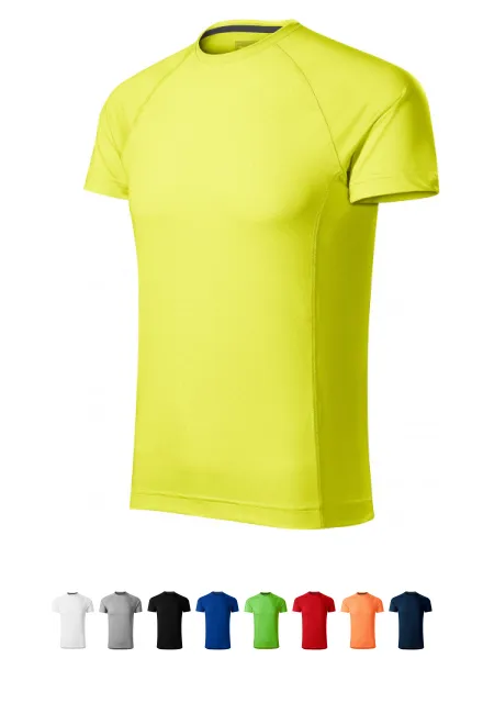 Miesten urheilullinen t-paita, neon keltainen