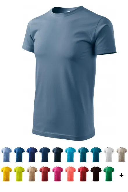 Unisex-painon mukainen T-paita, denim
