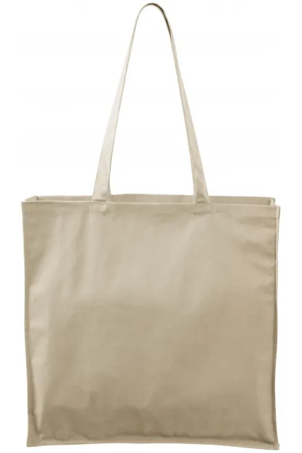 Iso ostoskassi - natural, uni