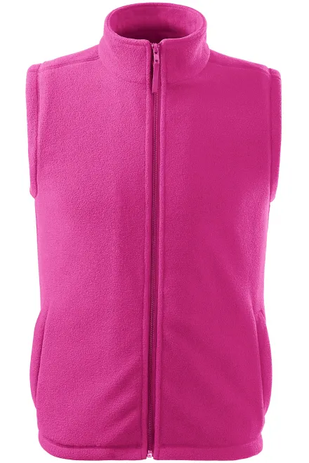 Klassinen fleeceliivi - fuchsia red, M