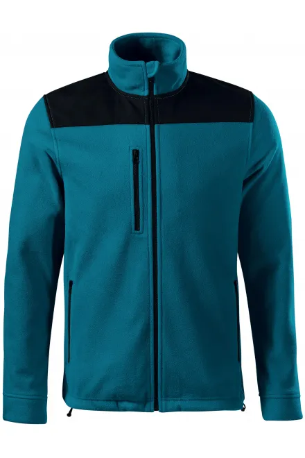 Lämmin unisex-fleecetakki - petrol blue, S