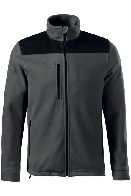 Lämmin unisex-fleecetakki - teräs harmaa, S