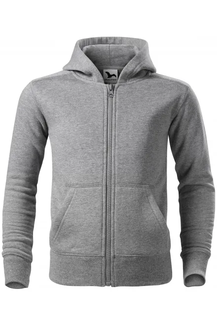 Lasten huppari - tummanharmaa marmori, 122 cm / 6 vuotta