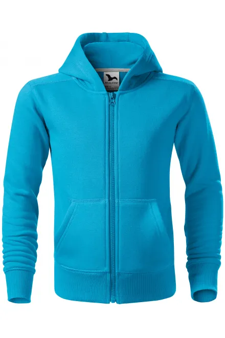 Lasten huppari - turkoosi, 122 cm / 6 vuotta