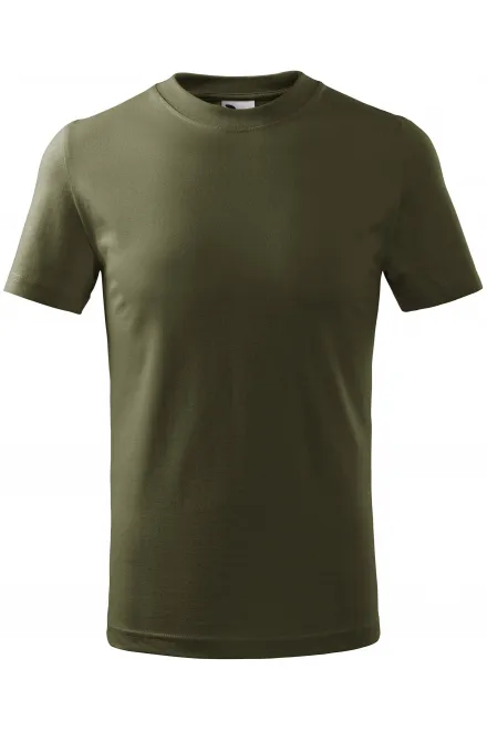 Lasten yksinkertainen T-paita - military, 110 cm / 4vuotta