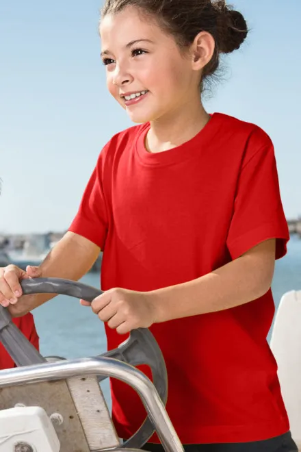 Lasten kevyt T-paita, punainen