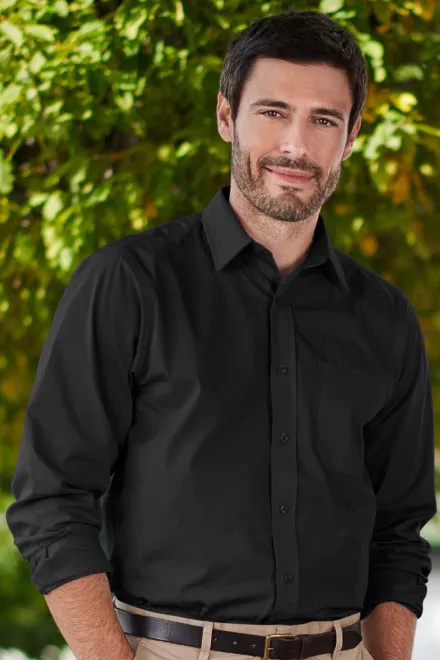 Miesten pitkähihainen paita, musta