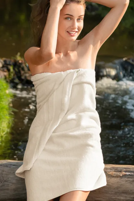 Orgaaninen puuvillapyyhe, manteli