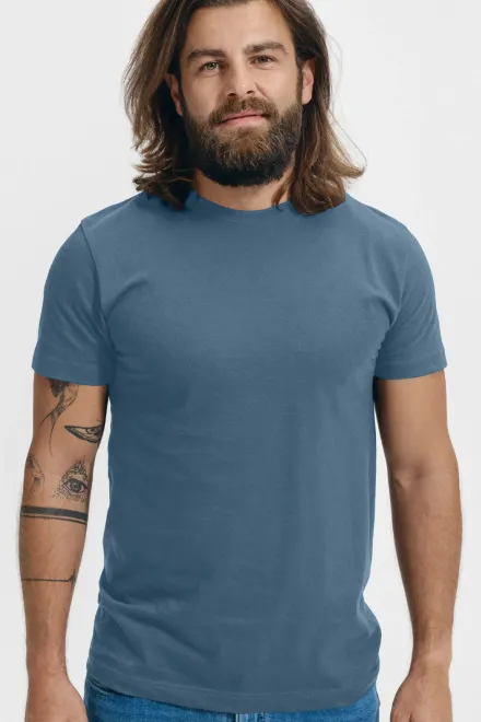 Unisex-painon mukainen T-paita, denim