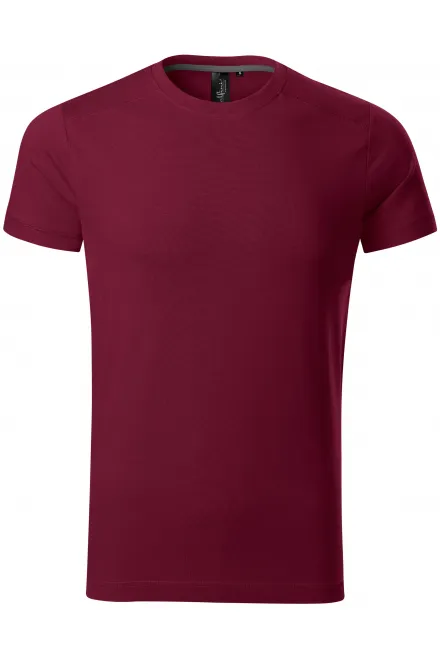 Miesten koristeltu T-paita - garnet, S