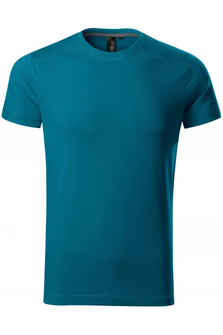 Miesten koristeltu T-paita - petrol blue, S