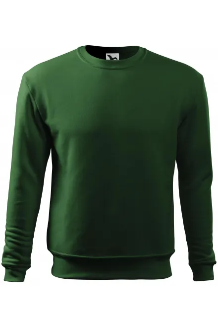 Miesten / lasten pusero pään päällä, ilman huppu - pullo vihreä, 3XL