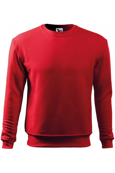 Miesten / lasten pusero pään päällä, ilman huppu - punainen, 3XL