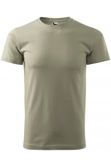 Miesten yksinkertainen T-paita - kirkas khaki, XS
