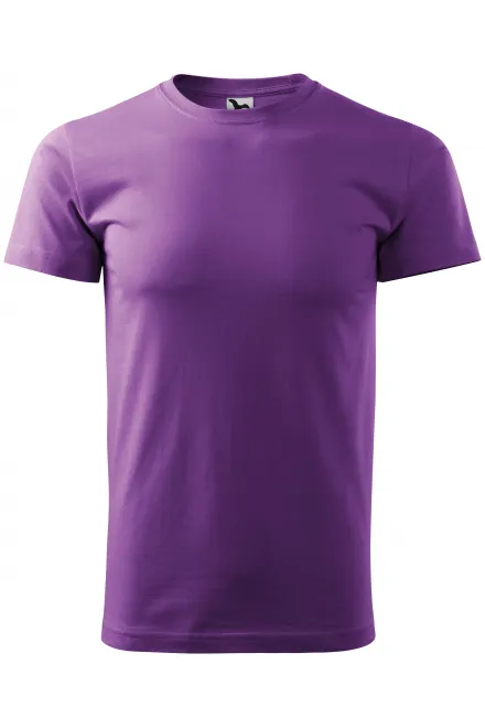 Miesten yksinkertainen T-paita - violetti, XS