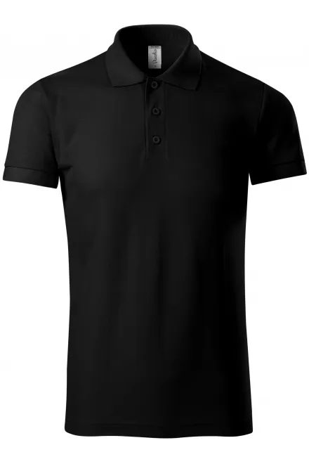 Mukava miesten pikeepaita - musta, 3XL