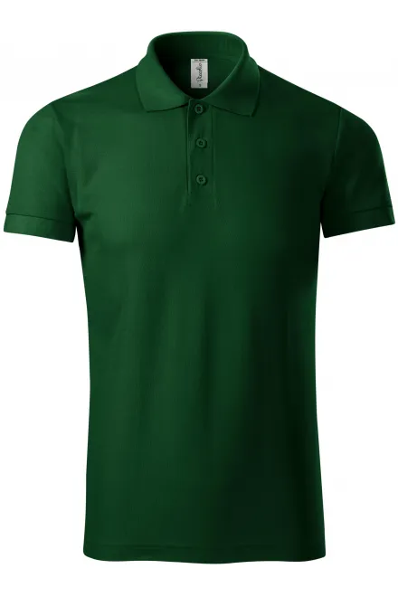 Mukava miesten pikeepaita - pullo vihreä, 3XL