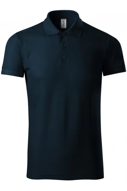 Mukava miesten pikeepaita - tummansininen, 3XL
