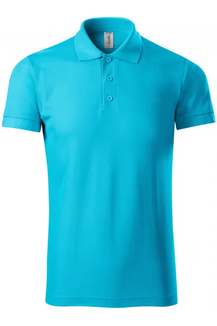 Mukava miesten pikeepaita - turkoosi, 3XL