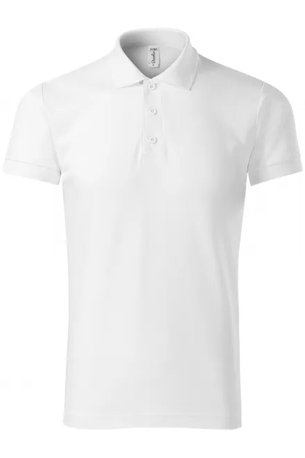 Mukava miesten pikeepaita - valkoinen, 3XL