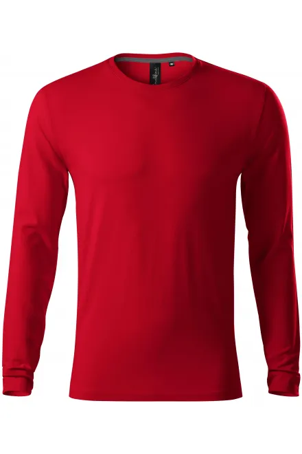 Mukava miesten pitkähihainen T-paita - formula red, S