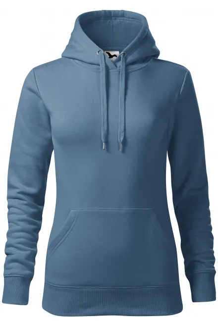 Naisten huppari ilman vetoketjua - denim, XS