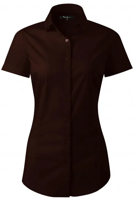 Naisten pusero Slim fit - kahvia, M