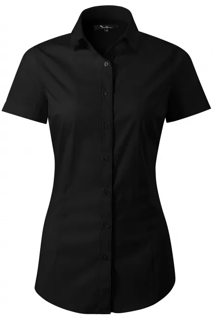 Naisten pusero Slim fit - musta, M