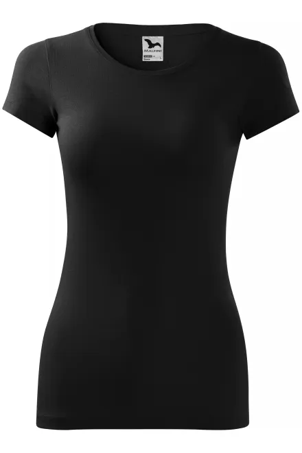 Naisten slim fit t-paita - musta, XS