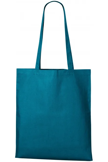 Puuvillainen ostoskassi - petrol blue, uni