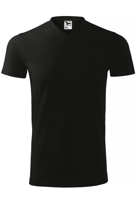 Raskas, lyhyillä hihoilla varustettu T-paita - musta, XL