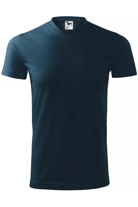 Raskas, lyhyillä hihoilla varustettu T-paita - tummansininen, XL