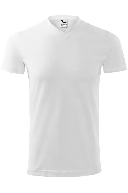 Raskas, lyhyillä hihoilla varustettu T-paita - valkoinen, XL