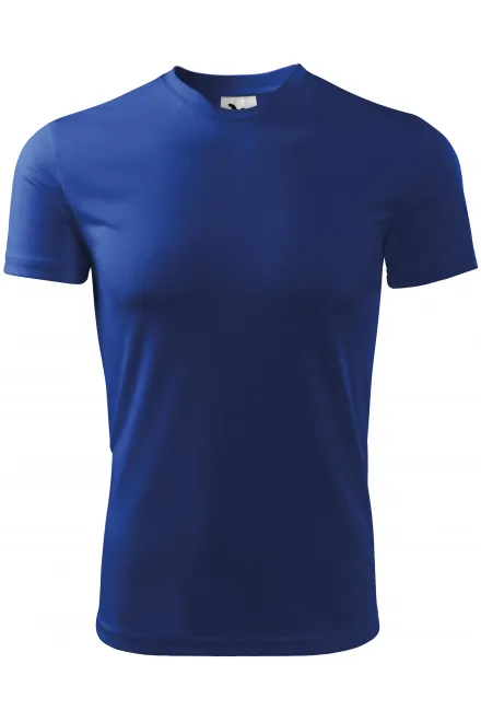 T-paita epäsymmetrinen pääntie - kuninkaallisen sininen, XL
