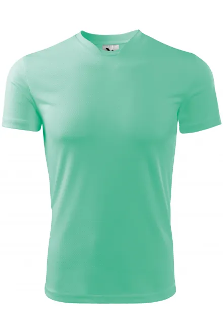 T-paita epäsymmetrinen pääntie - minttu, XL