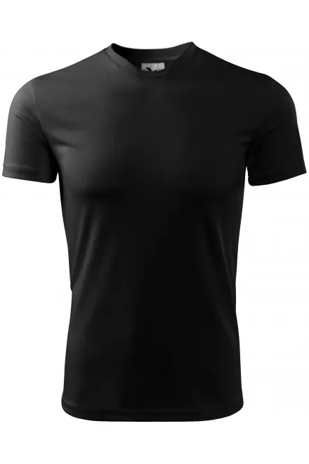 T-paita epäsymmetrinen pääntie - musta, XL
