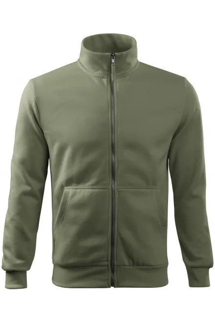 Yksinkertainen miesten huppari - khaki, M